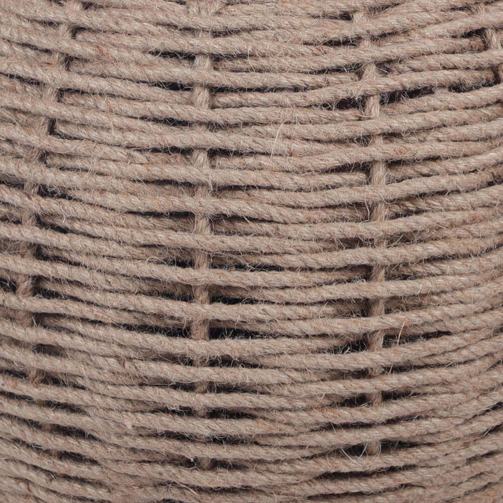 Rta Products Woven Storage Ottoman in Natural, , large