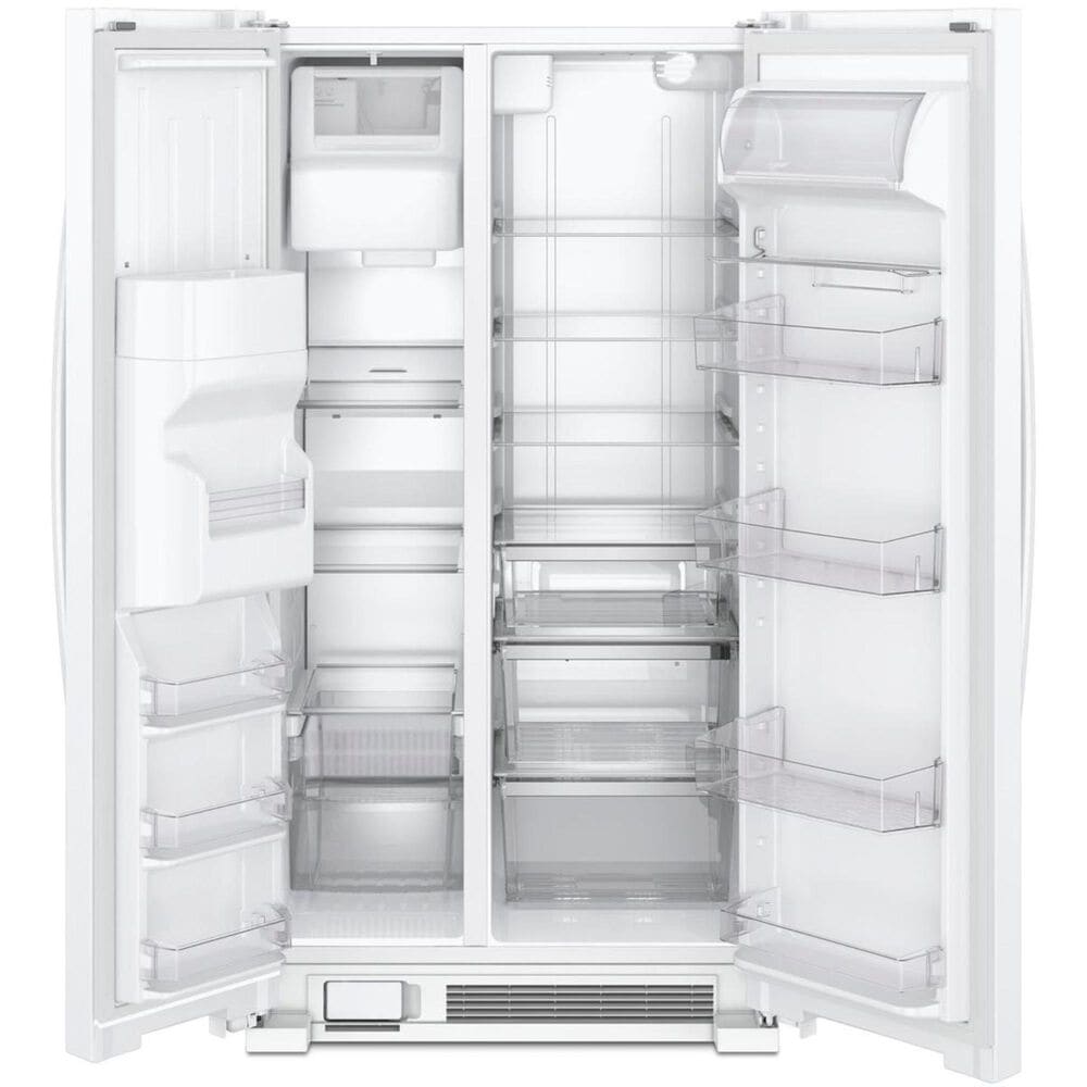 Whirlpool 21.4 Cu. Ft. 33" Wide Side-by-Side Refrigerator in White, , large
