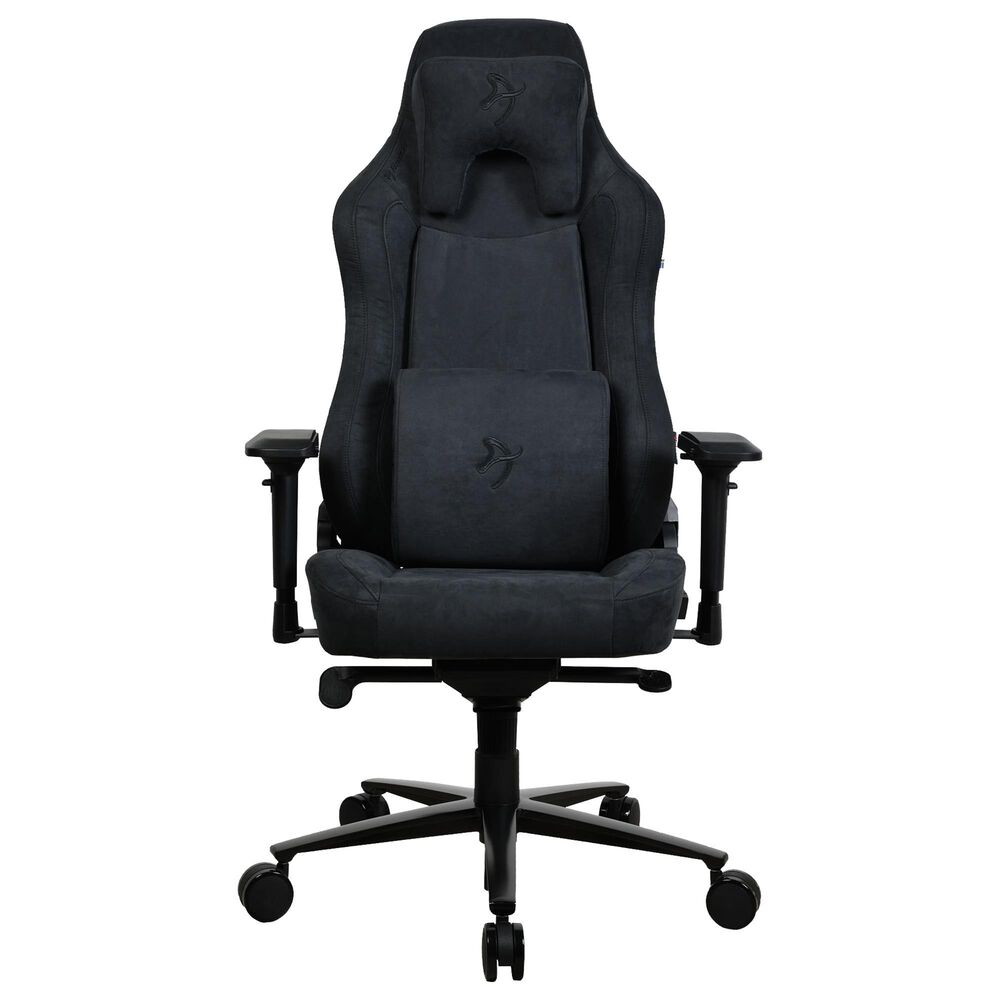 Arozzi Vernazza Supersoft Fabric Gaming Chair in Pure Black, , large
