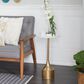 Maple and Jade Pedestal End Table in White and Gold, , large