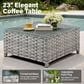 HOMLUX 6-Piece Patio Conversation Set in Beige, , large