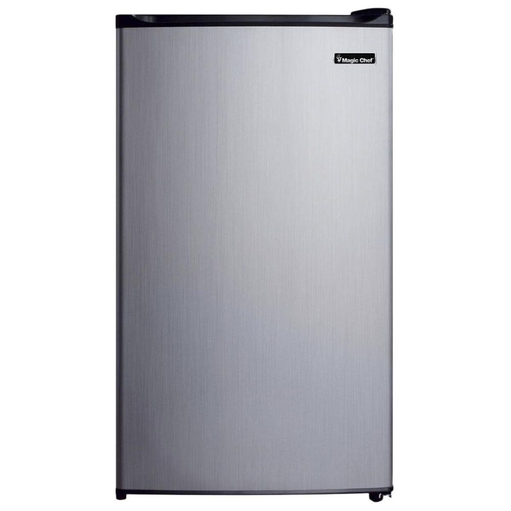 Magic Chef 3.5 Cu. Ft. Mini Refrigerator with Full-Width Freezer Compartment with Stainless Door, , large