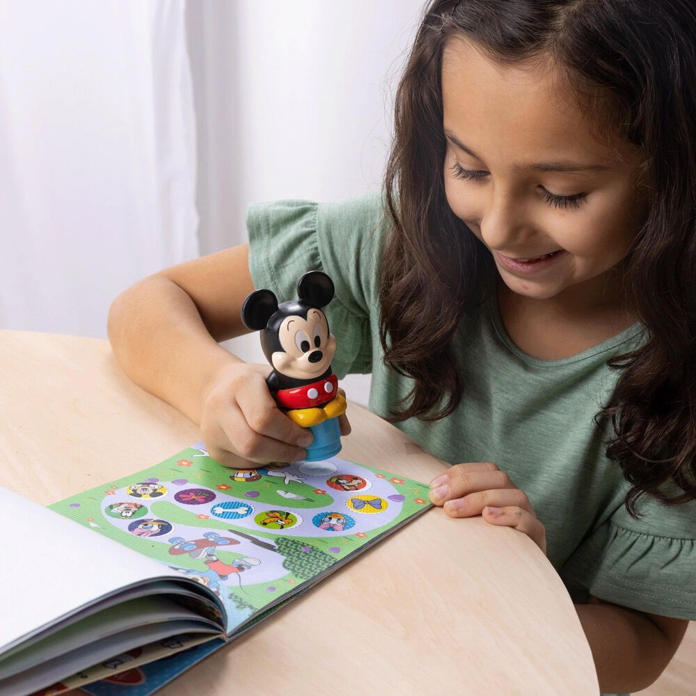 Melissa &amp; Doug Disney&#39;s Mickey Mouse 24-Page Activity Pad and Sticker Stamper in Multicolor, , large