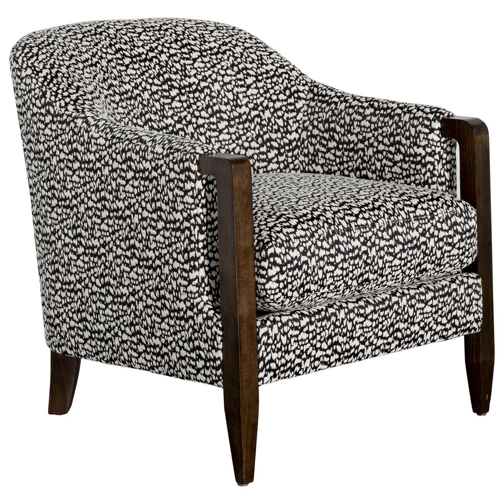 Massoud Manufacturing Rouen Arm Chair in Holla Onyx, , large