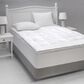 Allied Home Twin Feather Mattress Topper in White, , large