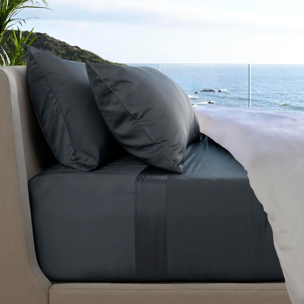 Cariloha Resort 4-Piece California King Sheet Set in Blue Lagoon, , large
