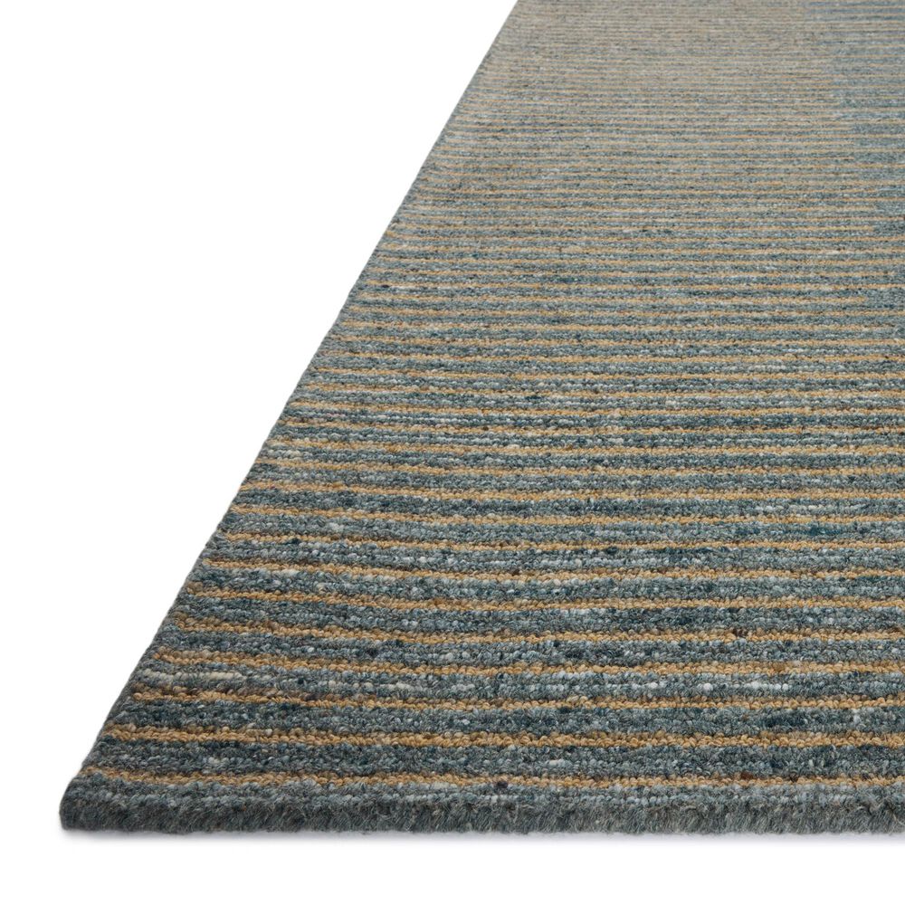 Loloi Elias Slate and Natural 2&#39;3&quot; x 3&#39;9&quot; Area Rug, , large