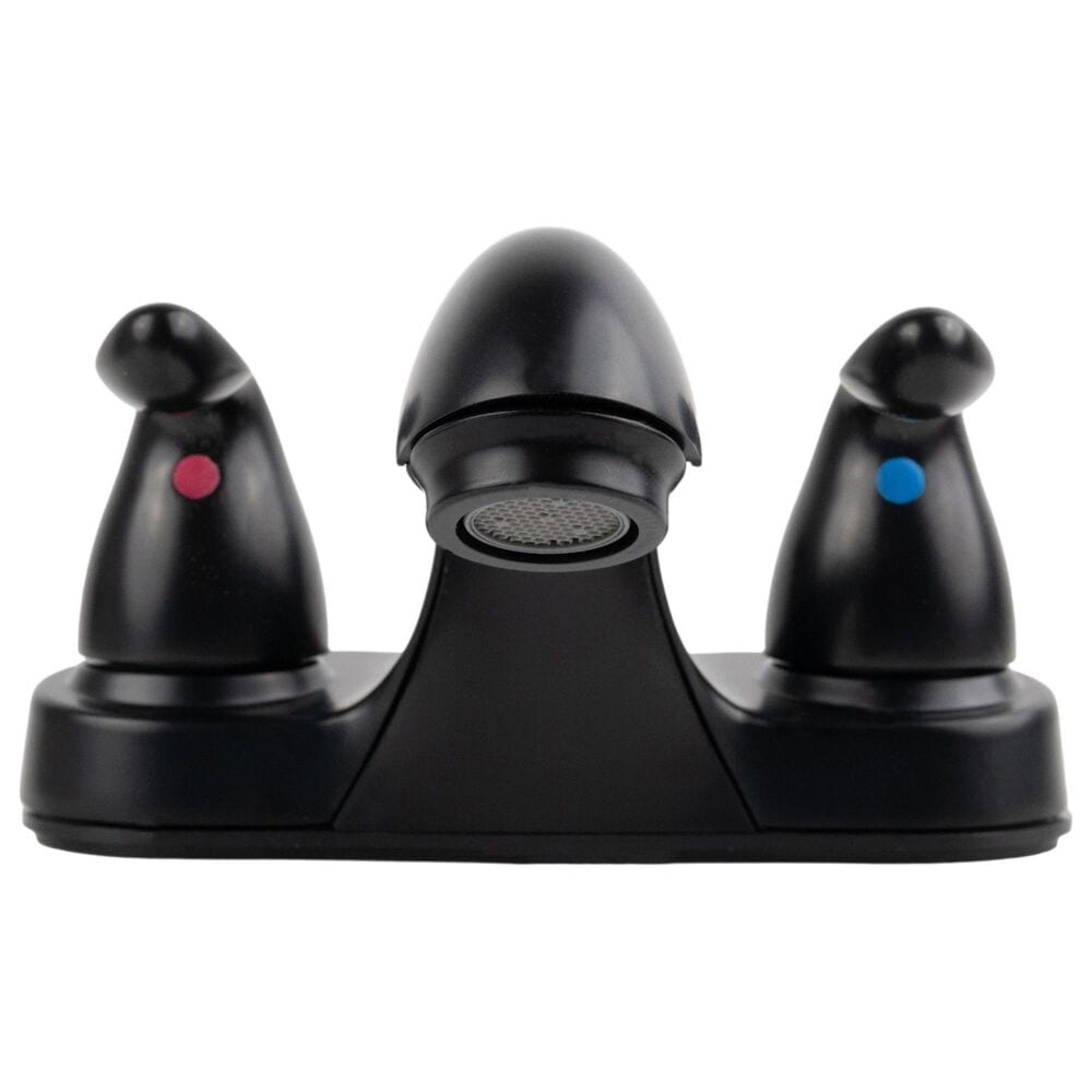 MS International 2-Handle Bathroom Faucet in Matte Black, , large