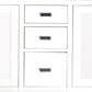 James Martin Vanities Addison 72" Double Bathroom Vanity in Glossy White with 3 cm Eternal Jasmine Pearl Quartz Top and Rectangular Sinks, , large