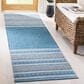 Safavieh Montauk MTK214A 2"6" x 12" Blue and Grey Runner, , large