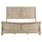 Belle Furnishings Rustic Traditions Queen Sleigh Bed in Saddle Tan, , large