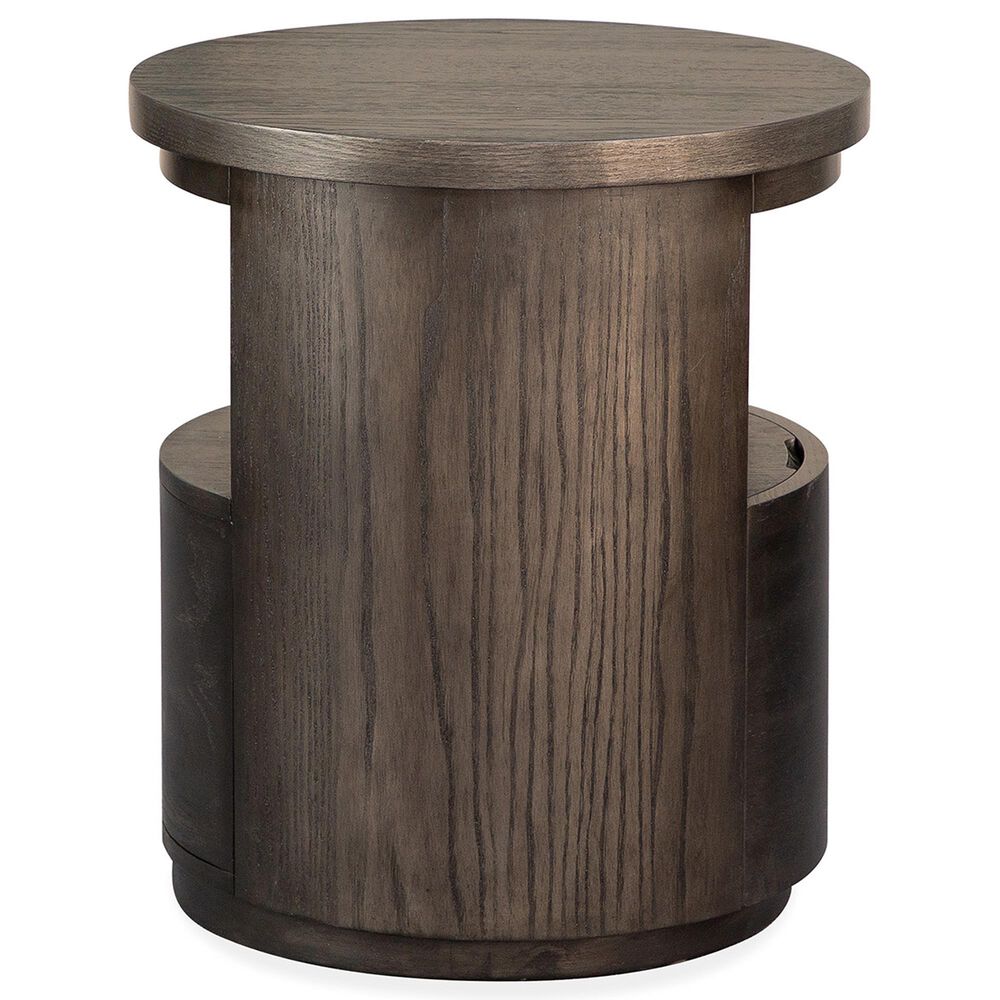 Nicolette Home Bosley Round End Table in Coffee Bean, , large