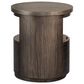Nicolette Home Bosley Round End Table in Coffee Bean, , large