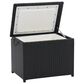 CorLiving Parksville Patio Cooler Table in Black, , large