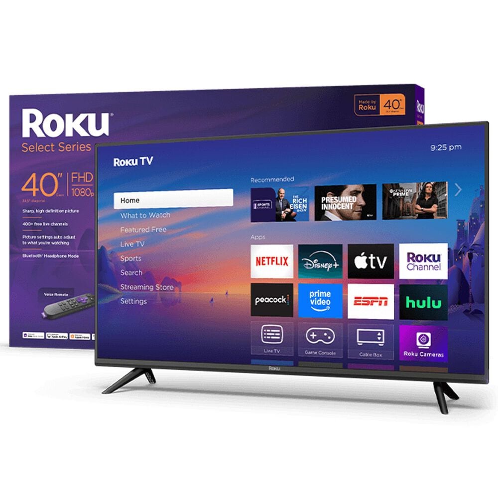 Roku 40" Class Select Series Full HD LED in Black - Smart TV, , large