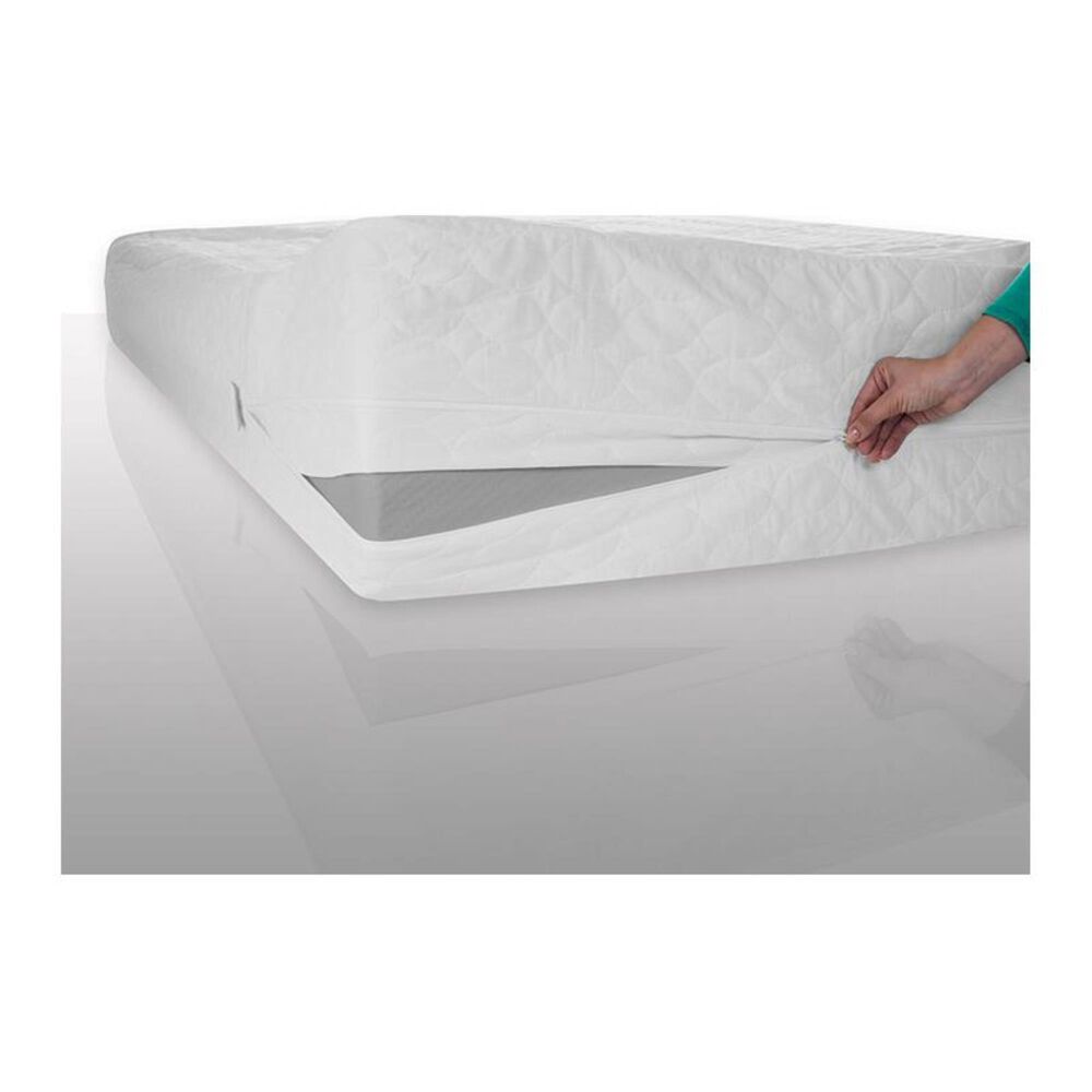Timberlake Remedy King Bed Bug Dust Mite Cotton Mattress Protector in White, , large