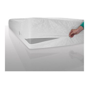 Timberlake Remedy King Bed Bug Dust Mite Cotton Mattress Protector in White, , large
