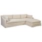 Splendid Home Furniture Dunne 2-Piece Sectional with Right-Facing Chaise in Focus Rice Ash, , large
