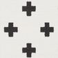 Surya Moroccan Shag MCS-2306 2"7" x 7"3" Black and White Runner, , large