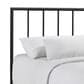 Hawthorne Furniture Modern King Metal Panel Bed in Matte, , large