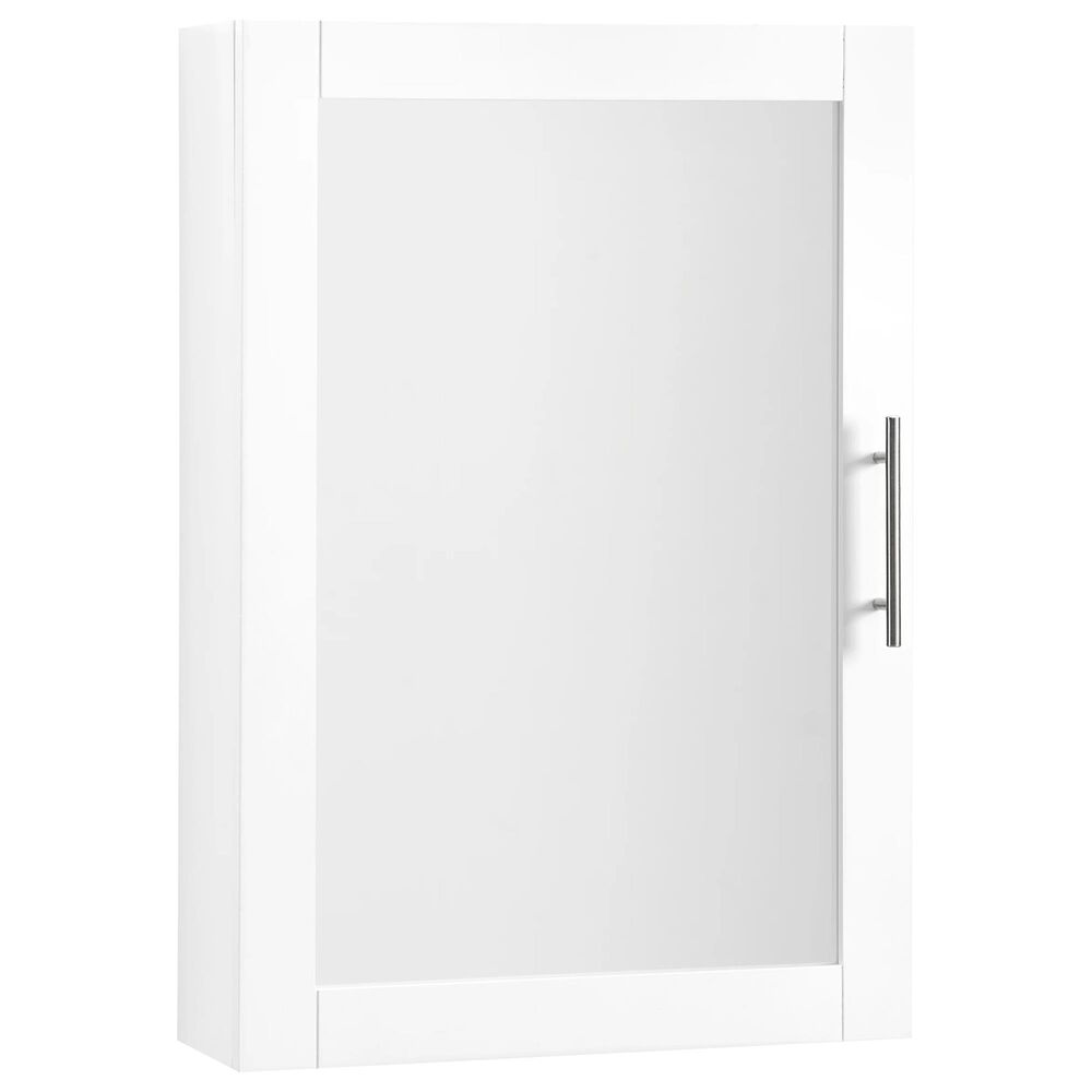 Crosley Furniture Savannah Wall Cabinet in White, , large