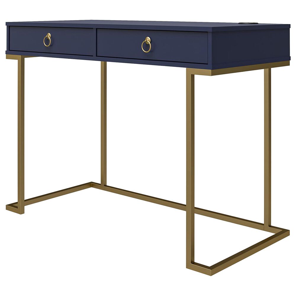 DHP Hailey Computer Desk in Navy, , large