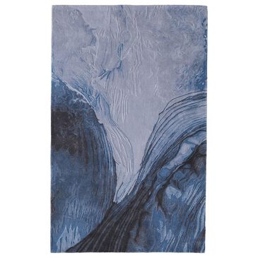 Feizy Rugs Kawai 10" x 14" Blue and Gray Area Rug, , large