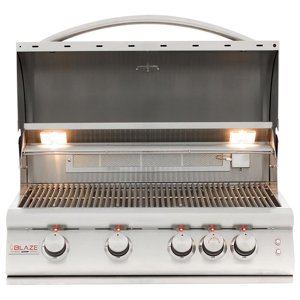 Blaze 32&quot; Marine Grade Liquid Propane Gas Grill in Stainless Steel, , large