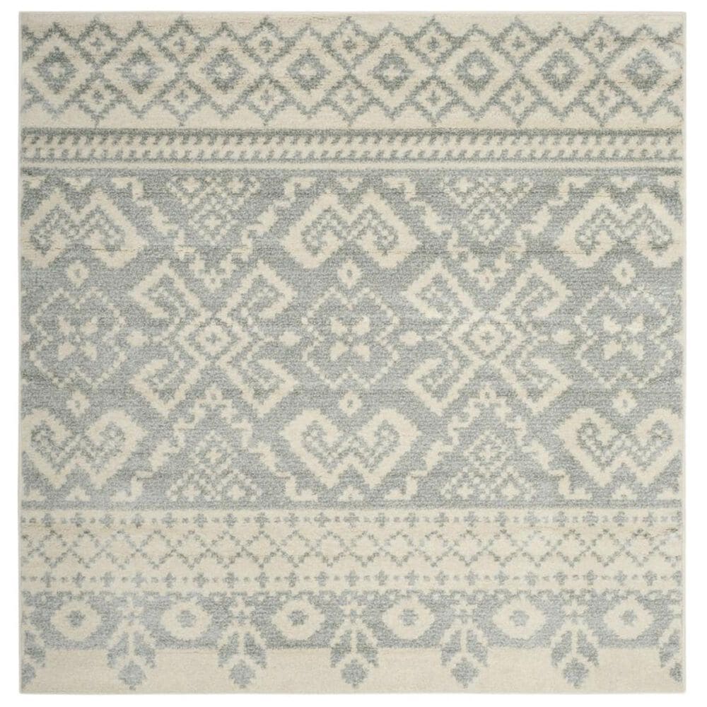 Safavieh Adirondack ADR107S 6" Square Ivory and Slate Area Rug, , large