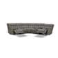 Interlochen 6-Piece Leather Power Reclining Sectional in Aline Light Gray, , large