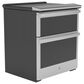 GE Profile 2-Piece Kitchen Package with 30" Smart Slide-in Electric Double Oven Range and 2.1 Cu. Ft. Over-the-Range Sensor Microwave Oven in Stainless Steel, , large