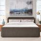 Urban Home Kiki Eastern King Upholstered Platform Bed in Pumpernickel, , large