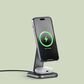 Satechi 2-in-1 Foldable Qi2 Wireless Charging Stand in Space Gray, , large