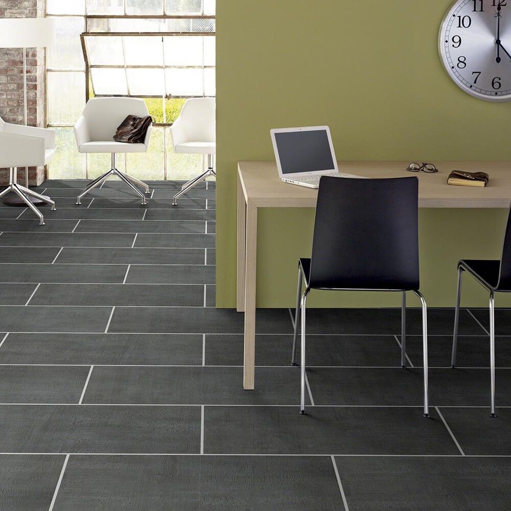 Shaw Tessuto Fumo 12&quot; x 24&quot; Porcelain Tile, , large