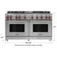 Wolf 60" Professional Gas Range Double Oven, , large