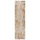 Surya Reina Light Gray, Cream, Medium Gray, Denim, Rust, Mustard and Olive 2"7" x 10" Runner, , large