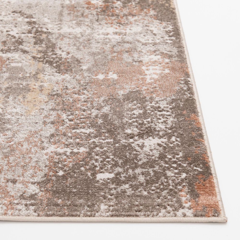 Central Oriental Heirloom Delores Champagne and Tan 7'10" x 9'10" Area Rug, , large