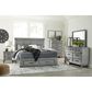 Ashley Russelyn 4-Piece Cal King Storage Bed Set in Gray, , large
