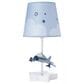 Lambs and Ivy Little Aviator Table Lamp with Shade and Bulb in White, , large
