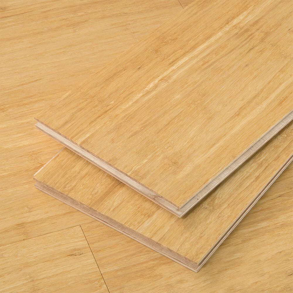 Cali Flooring Fossilized Natural 5.3125" Engineered Bamboo Hardwood, , large