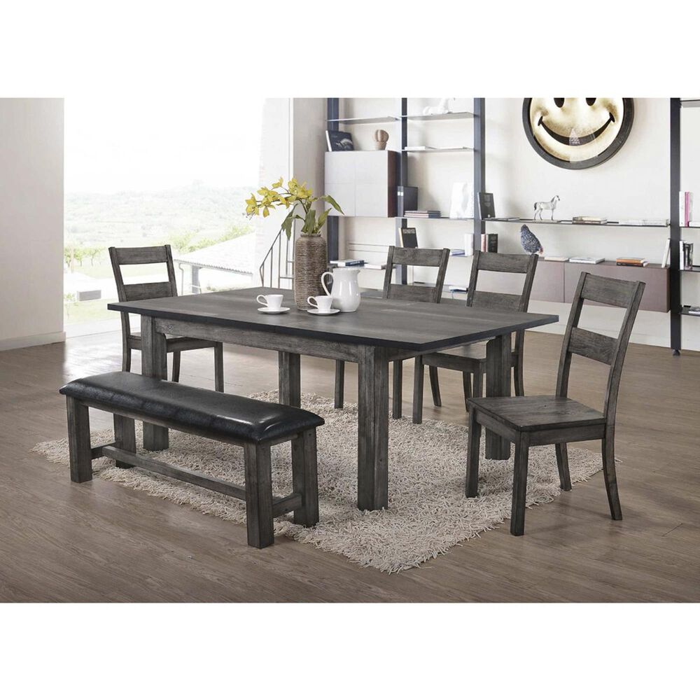 Mayberry Hill Nathan Dining Table in Gray Oak - Table Only, , large