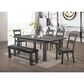 Mayberry Hill Nathan Dining Table in Gray Oak - Table Only, , large