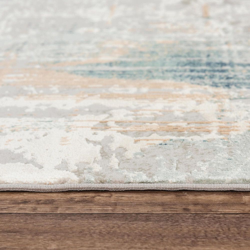 RIZZY Chelsea Ivory and Gray 5'3" x 7'6" Area Rug, , large