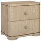 Chapel Hill Huntington 2-Drawer Nightstand in Beach Grass with USB-C Port, , large