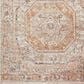 Loloi Sonnet 7"10" Round Apricot and Multicolor Area Rug, , large