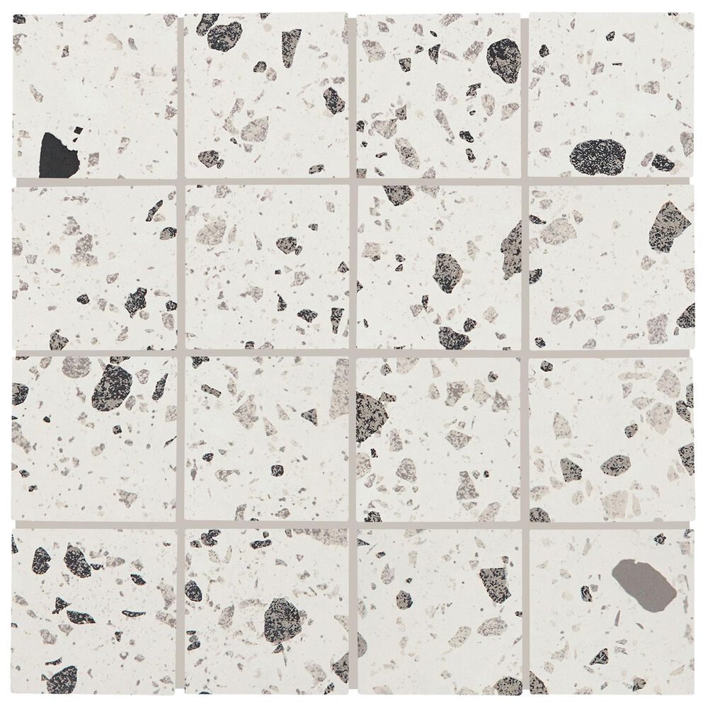 Dal-Tile Poke Cloud Flecks 3" x 3" Straight Joint on 12" x 12" Porcelain Mosaic Sheet, , large