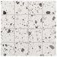 Dal-Tile Poke Cloud Flecks 3" x 3" Straight Joint on 12" x 12" Porcelain Mosaic Sheet, , large