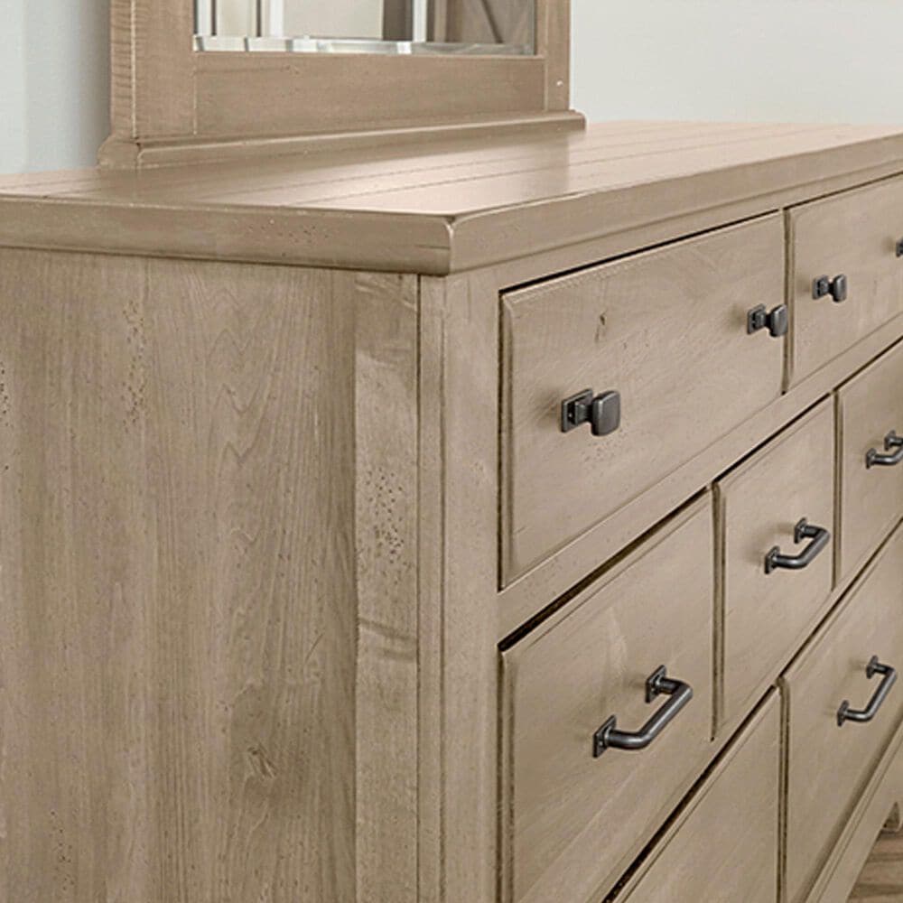 Viceray Collections Cool Rustic 7-Drawer Dresser Only in Clear Maple, , large