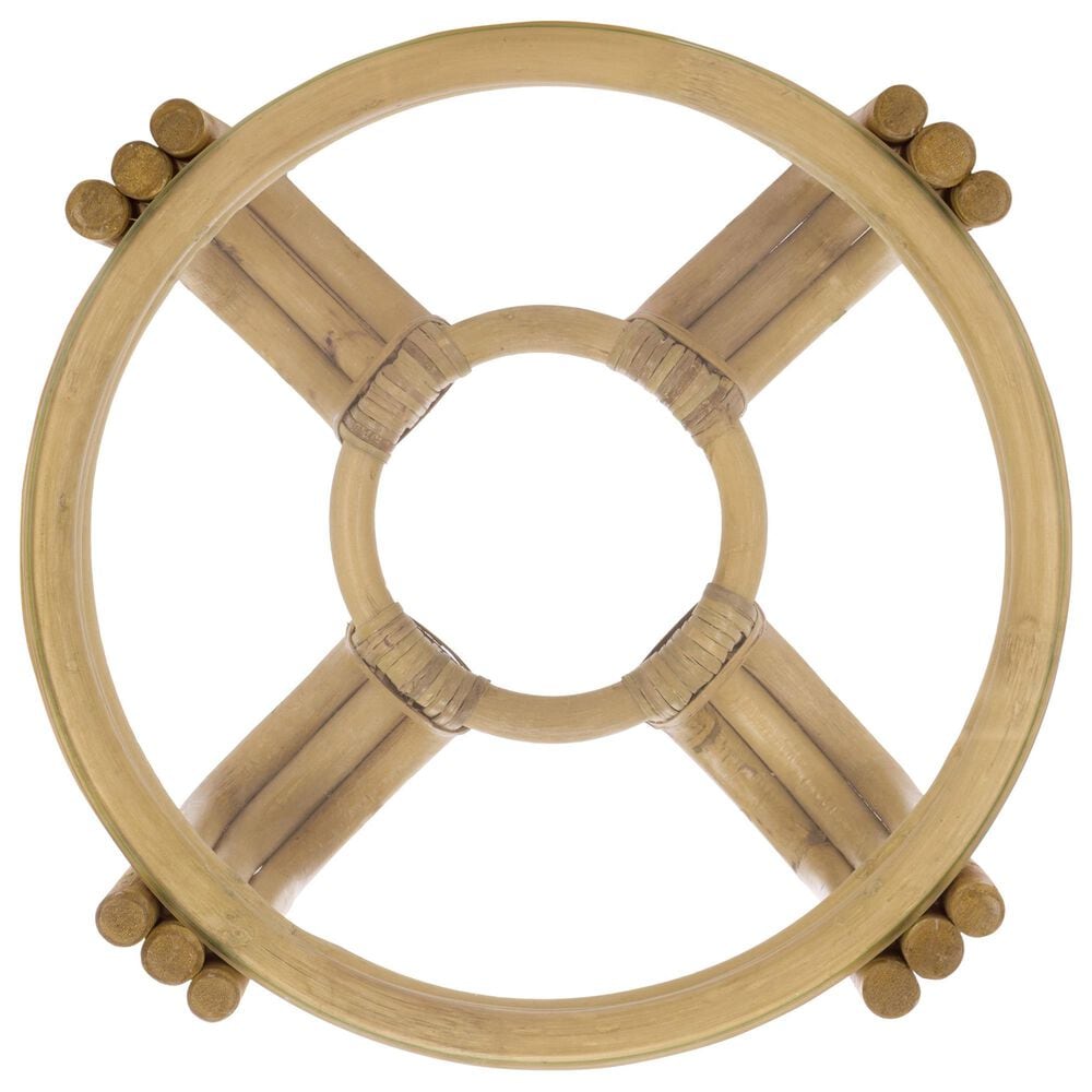 Safavieh Bilian Round Accent Table in Natural, , large