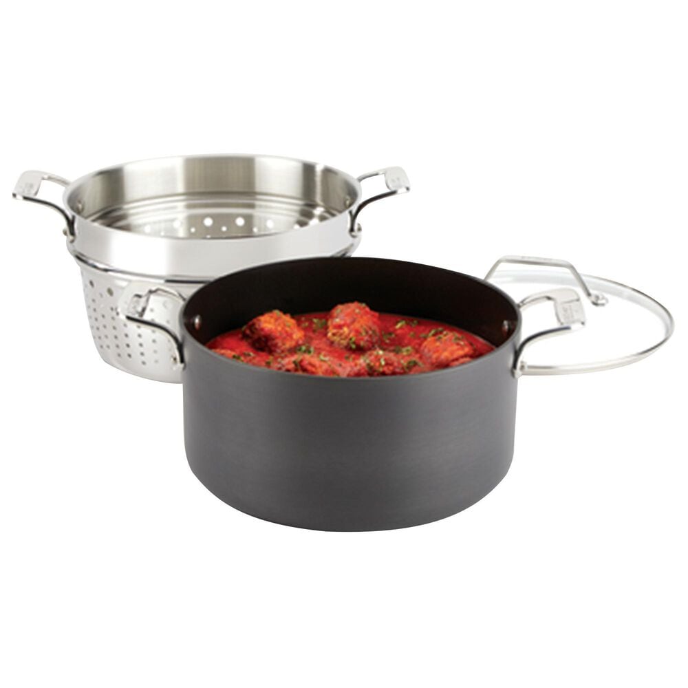 All-Clad 7 Qt Essentials Nonstick Multi-Pot in Black and Silver, , large